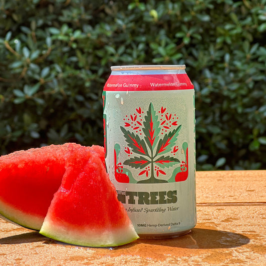 Watermelon Gummy - Little Trees Hemp-Derived Sparkling Waters