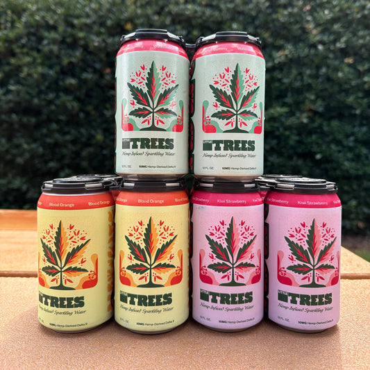 Variety 12-Pack Little Trees Hemp-Derived Sparkling Waters